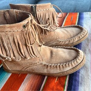 UGG Suede Fringe Boots